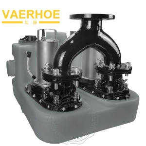 瓦赫HERTE.80双泵外置式污水提升泵站